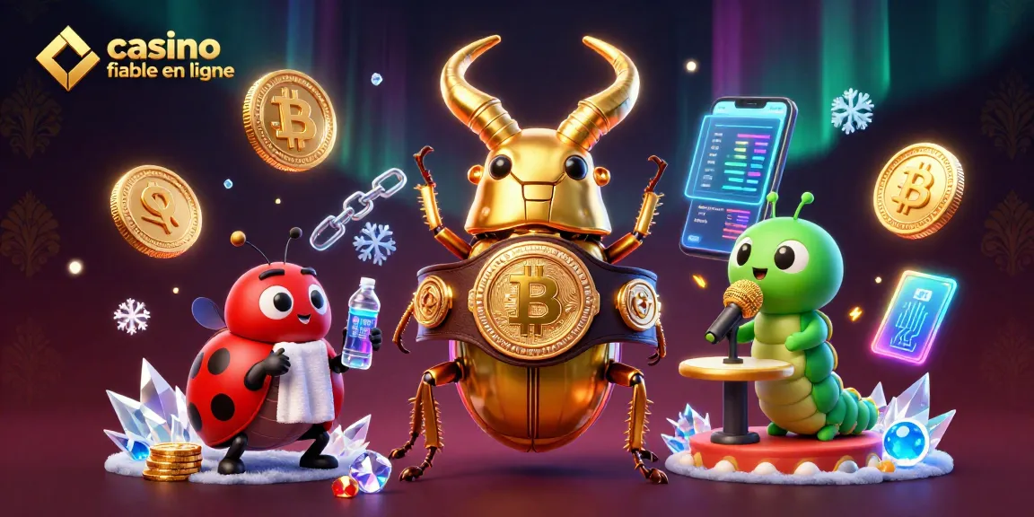Découvrez "casino fiable en ligne" : une illustration animée pleine de couleurs montrant des personnages de casino interactifs.