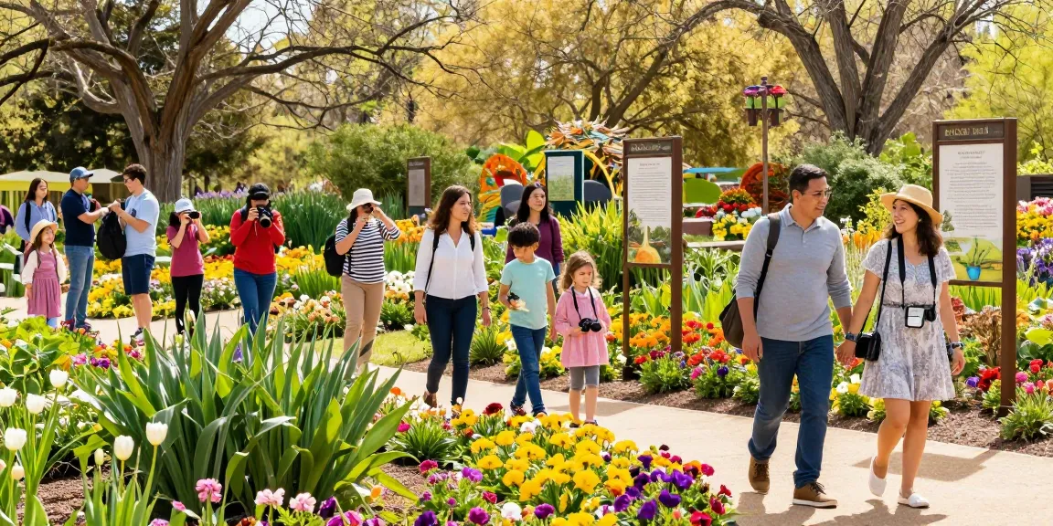 Experience the vibrant Capay Valley Garden Tour with https://www.thecapayvalleygardentour.com, capturing colorful flowers and joyful visitors.