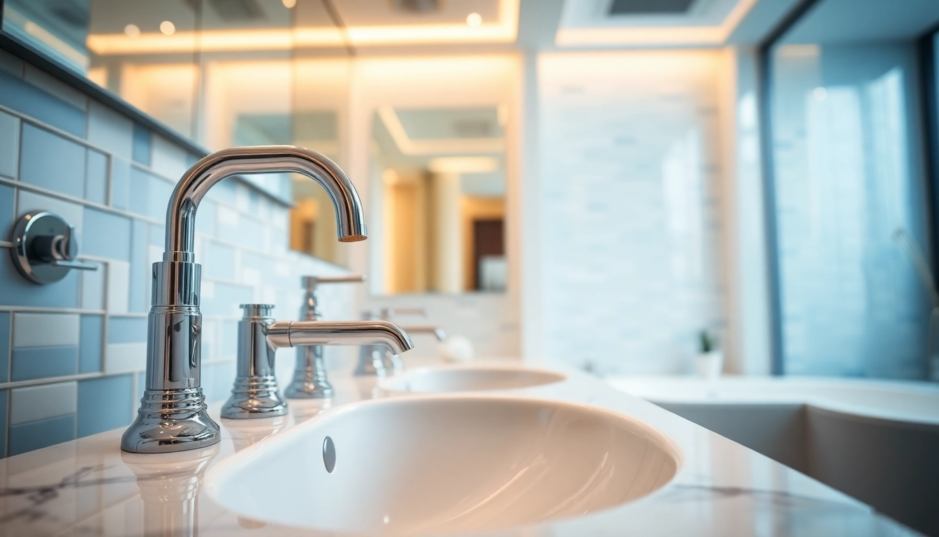 Erleben Sie die Qualität von sonni sanitär GmbH in einem modernen Badezimmer mit eleganten Armaturen.