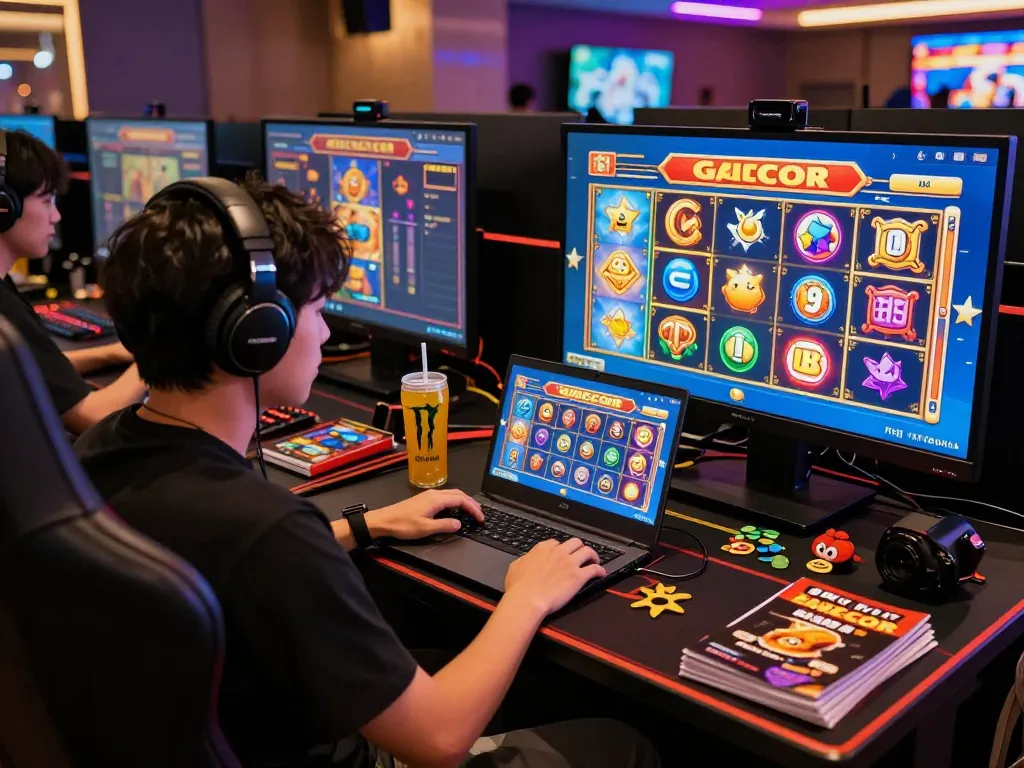 Experience slot gacor hari ini in a lively online casino gaming session filled with vibrant graphics and player engagement.