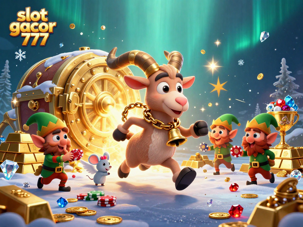Spin the reels at slot gacor 777, experiencing thrilling casino action with immersive 3D illustrations.