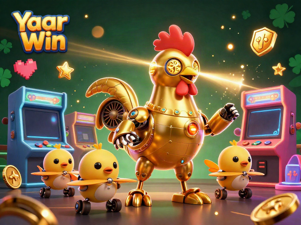 Experience thrilling Yaar Win gaming with vibrant characters and immersive arcade action.