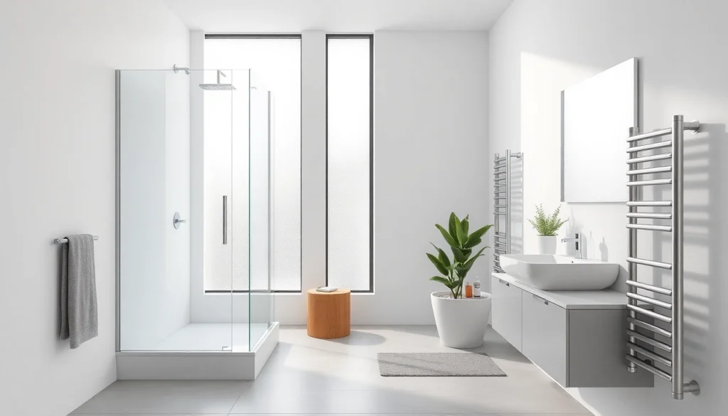 Erfreuen Sie sich am stilvollen Design von sonni sanitär GmbH in einem modernen Badezimmer.