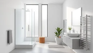 Erfreuen Sie sich am stilvollen Design von sonni sanitär GmbH in einem modernen Badezimmer.