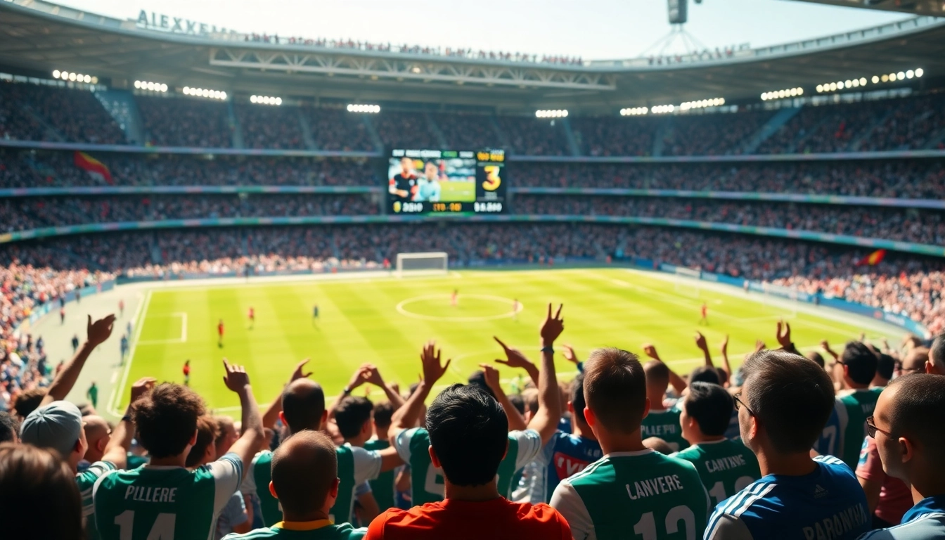 축구중계 정보를 제공하는 생동감 넘치는 경기 현장입니다.