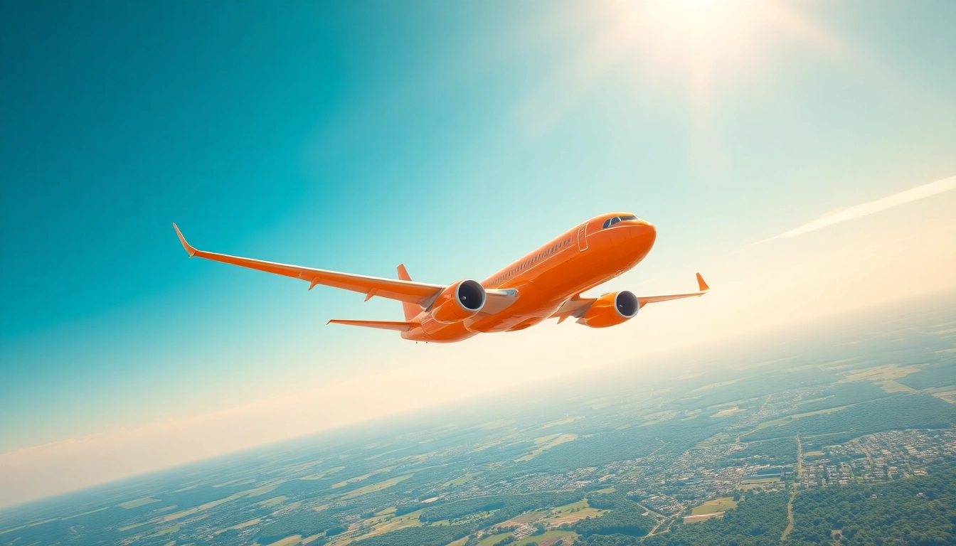 FLY88 airplane soaring through a bright sky, symbolizing adventure and aviation.