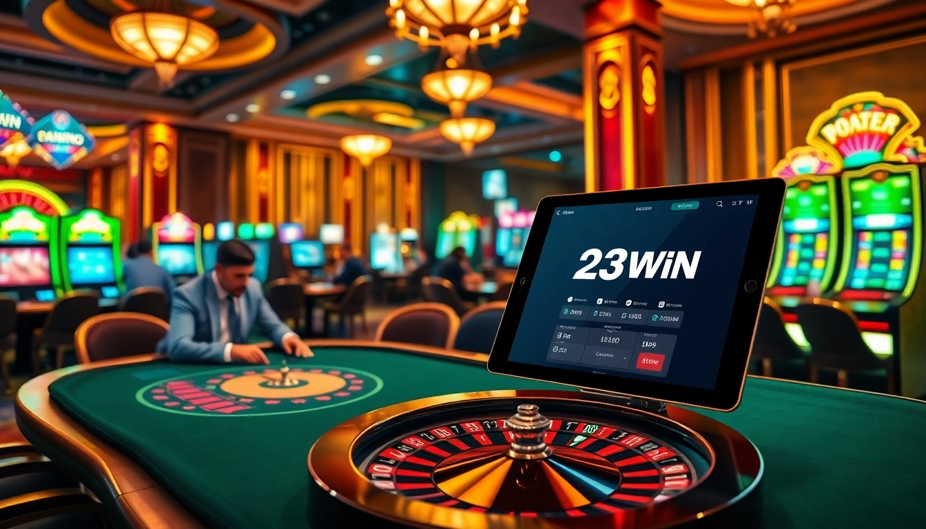 Experience thrilling gameplay at https://23win.hiphop/ with professional poker and vibrant casino tables.