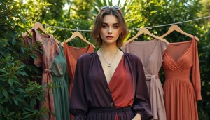 Showcase the elegance of Rivelle clothing through a stylish outdoor fashion shoot.