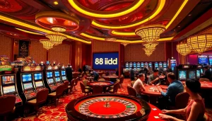 Experience high-stakes gambling at the 88idd casino with exciting slot machines and roulette tables.