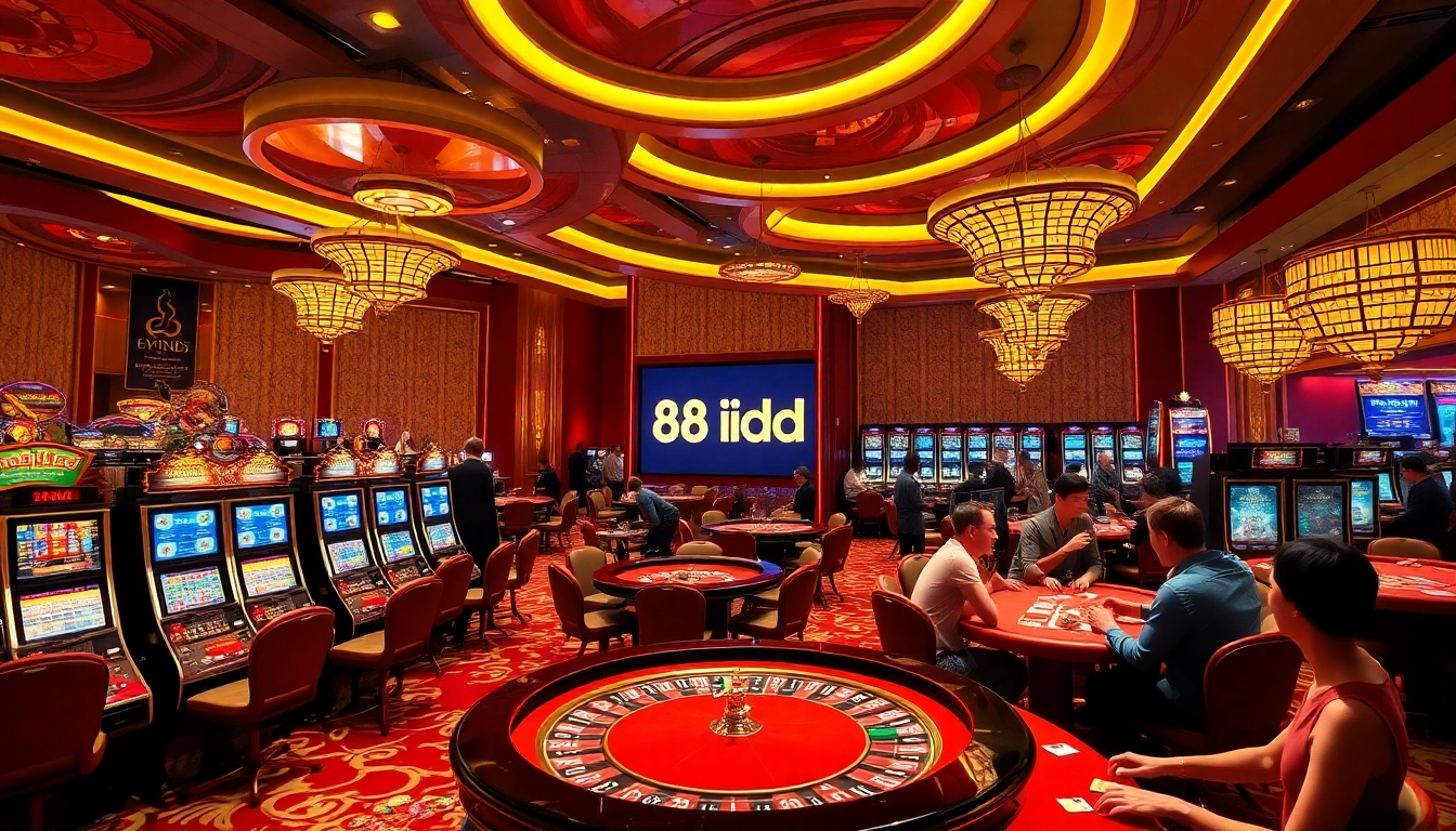 Experience high-stakes gambling at the 88idd casino with exciting slot machines and roulette tables.