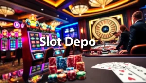 Nikmati permainan yang mendebarkan dengan slot depo 5rb di kasino yang ramai dan penuh warna.