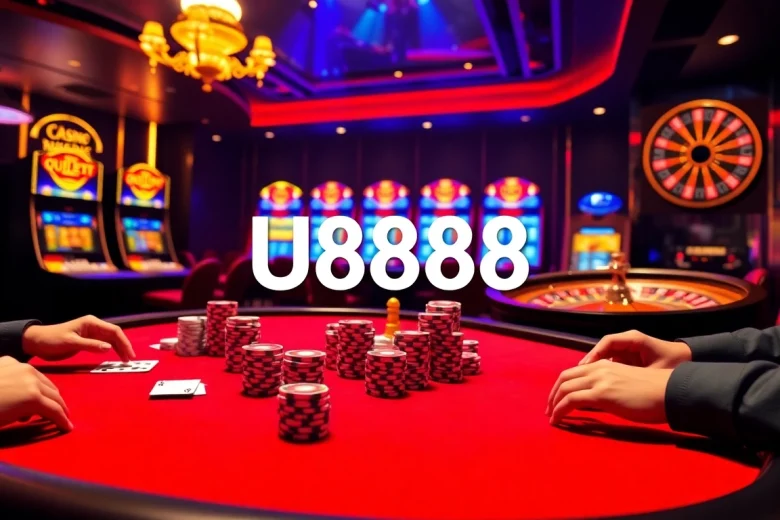 Experience high-stakes poker and excitement at U8888's luxurious casino.