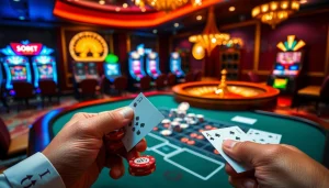 Place bets with the link alternatif sbobet in a vibrant casino setting full of excitement and luxury.