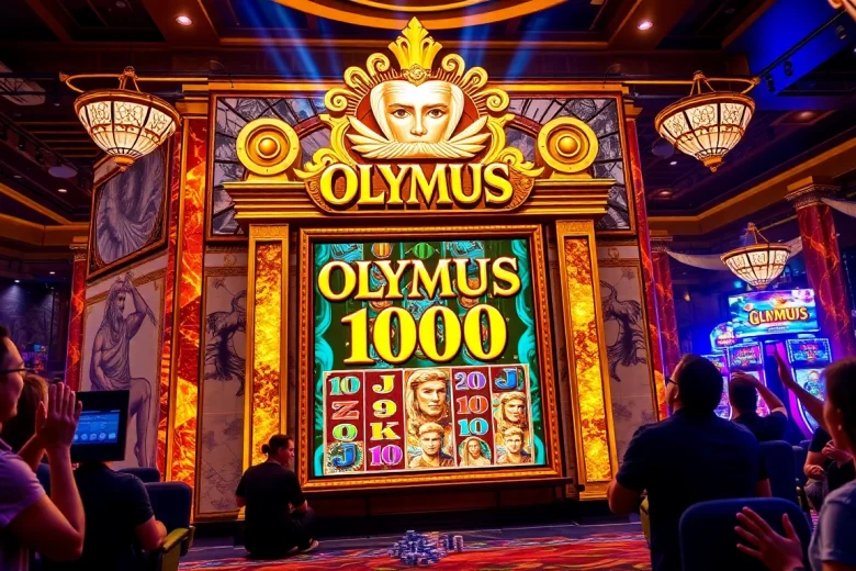Experience the thrill of winning with Olympus 1000 slot machine at a luxurious casino.