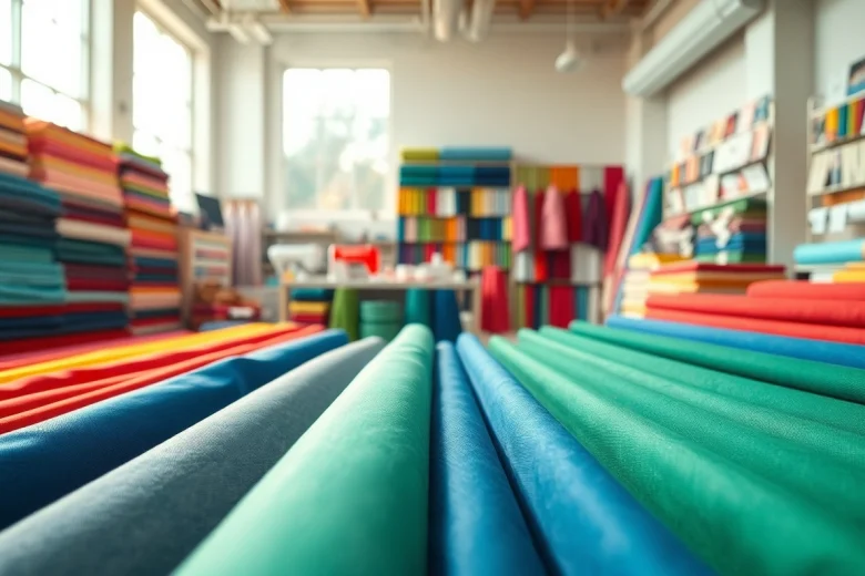 Stoffen webshop Nederland biedt kleurrijke stoffen in een gezellige winkelomgeving.