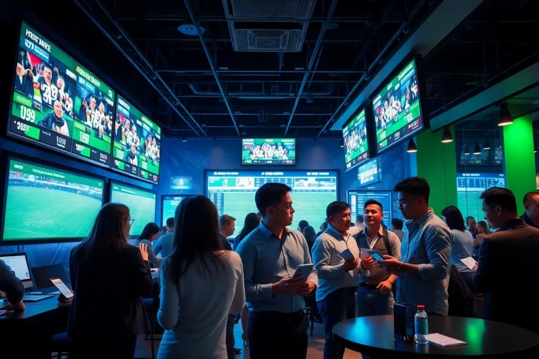 Exciting 슈어맨3 betting lounge showcasing a safe gambling atmosphere.