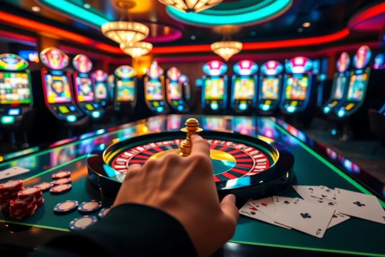 Table de roulette captivante présentant un gameplay excitant dans un casino en ligne fiable.