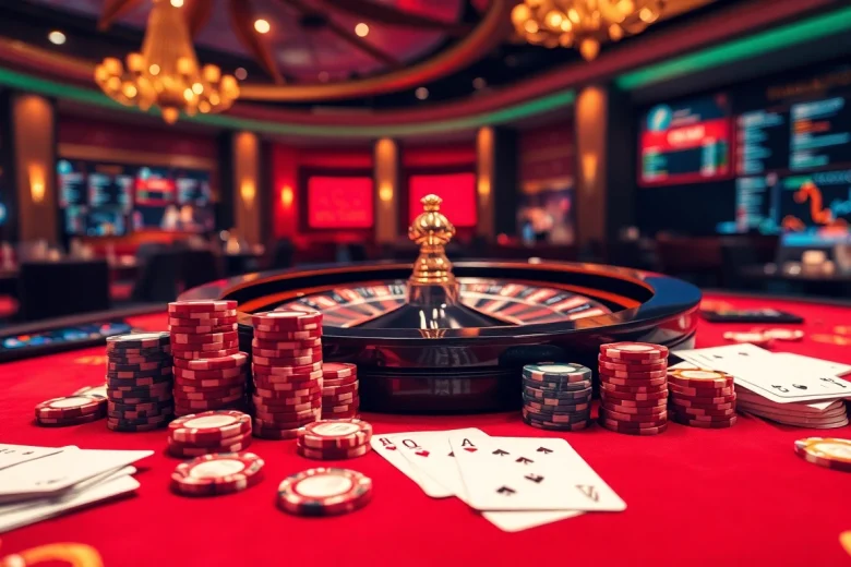 Vivez l'excitation de parier dans un casino en ligne fiable avec des jetons de poker de haute qualité et des roues de roulette vibrantes.